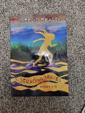 Robert Beatty The Serafina Series Books 1-4 - Gold & Multicolor Hardcover Set